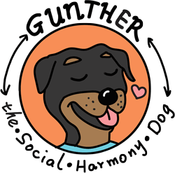 Love Bang Gunther Social Harmony Dog